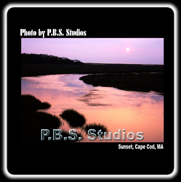 Cape Cod MA – River Sunset CC103299 Cape Cod MA - River Sunset